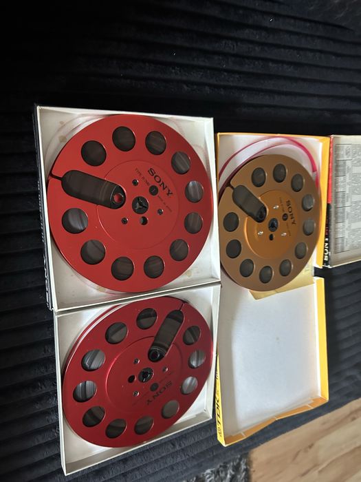 Szpule Magnetofonowe Sony 18cm Red/Gold/Polecam/Wys!