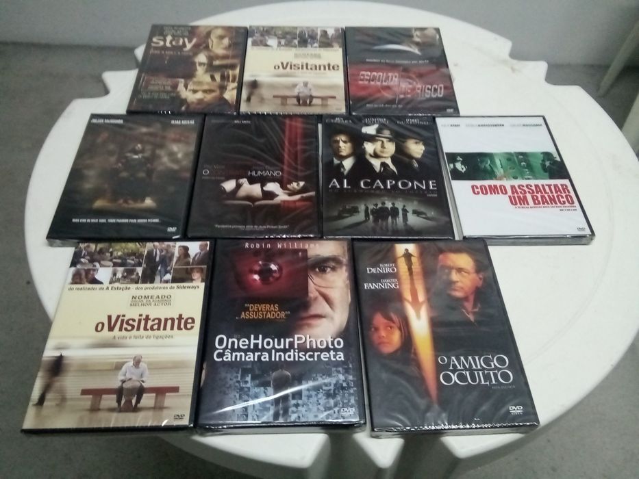 10 ) DVD diversos ( lote de 10) NOVOS.