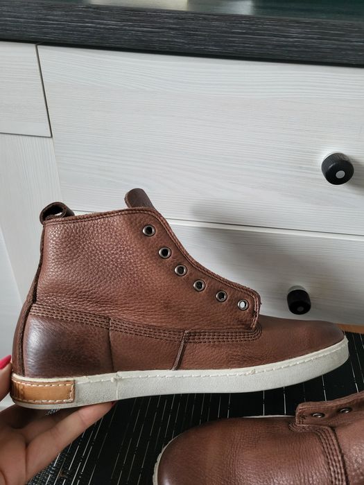 Skórzane botki damskie Blackstone r.40 skóra naturalna