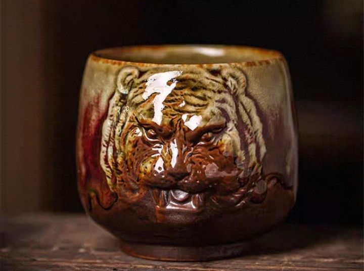 Керамічна піала ручної роботи, 200 мл, чашка, чай