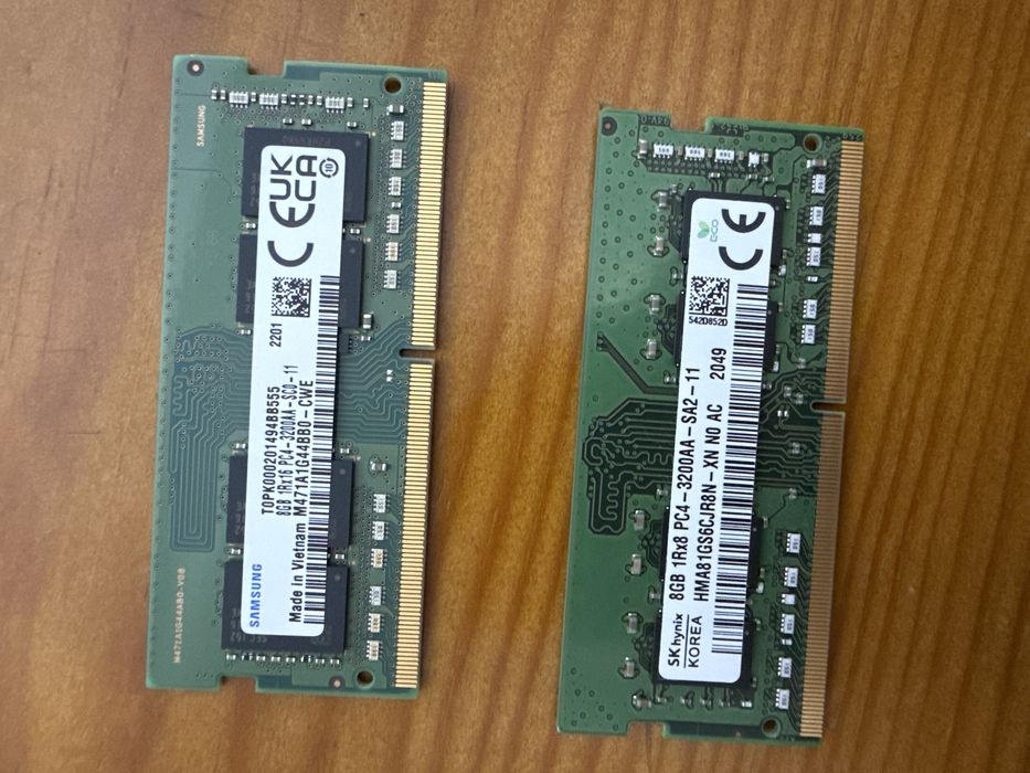 Memórias DDR 4 -16GB ( 2x8)