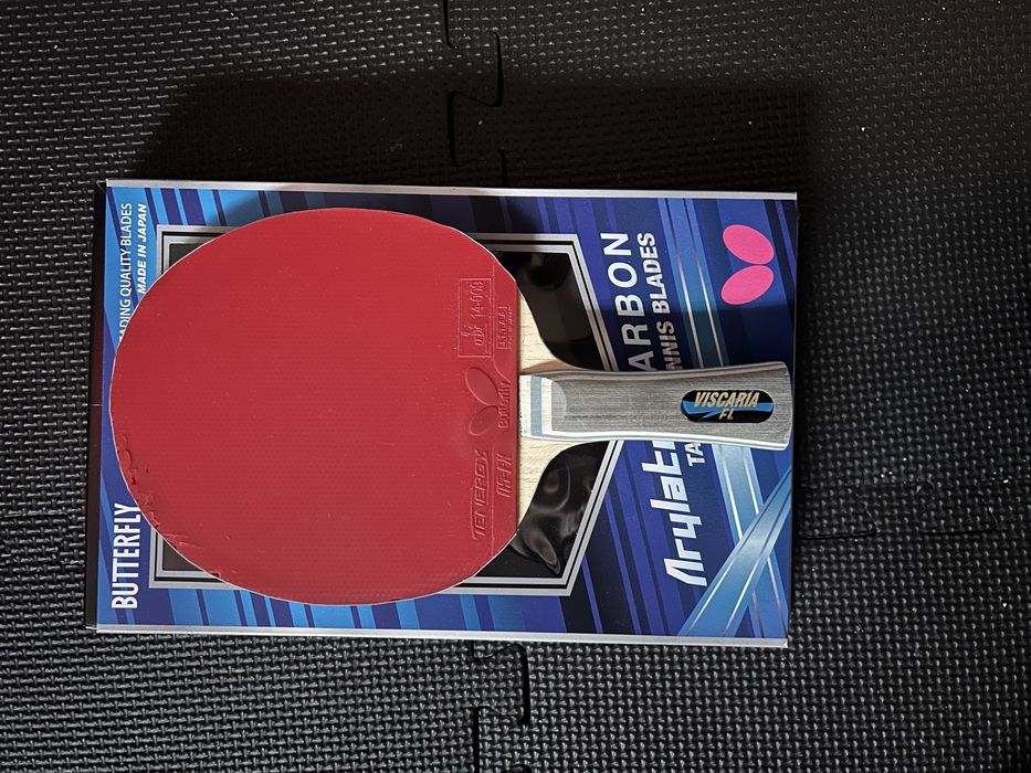 Butterfly Viscaria + Tenergy 05 FX – stan bardzo dobry + rachunki + originalne pudelko