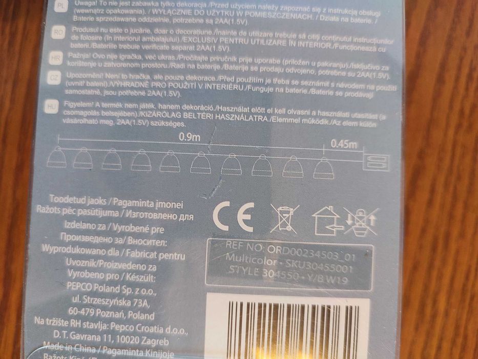 Lampeczki niebieskie czapeczki