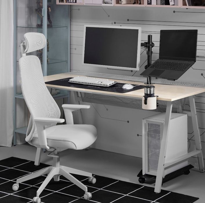 Conjunto Suporte  Monitor e Portátil IKEA