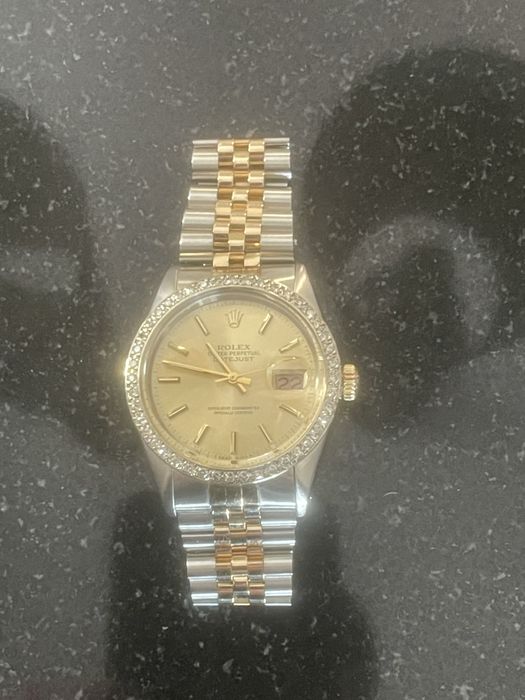 Rolex datejust  referencja 1601 srednica koperty 36 mm
