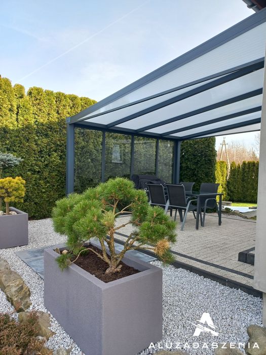 Aluminiowe zadaszenie tarasu, Pergola