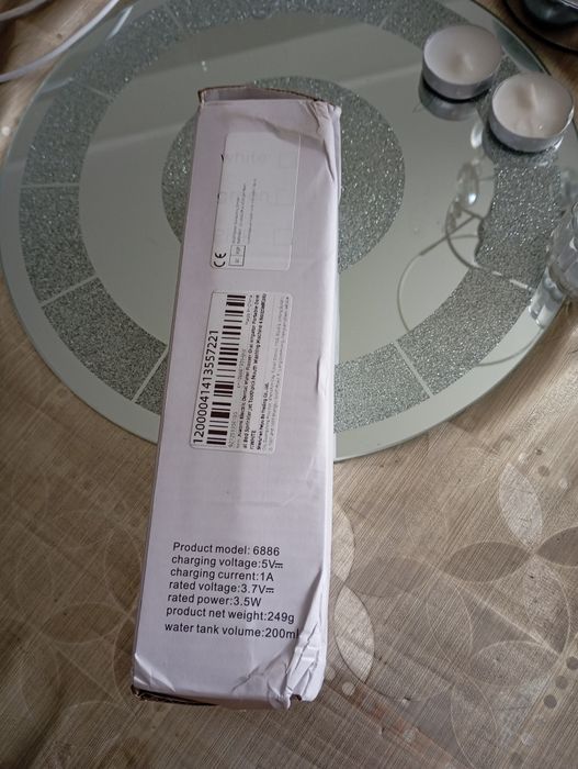 Irrygator biały i różowy