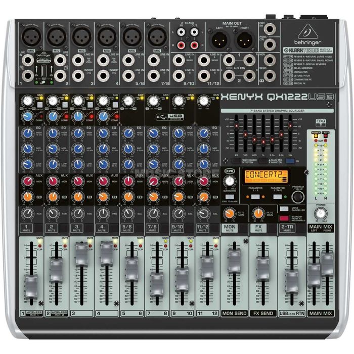 Mesa som Behringer Xenyx QX1222USB