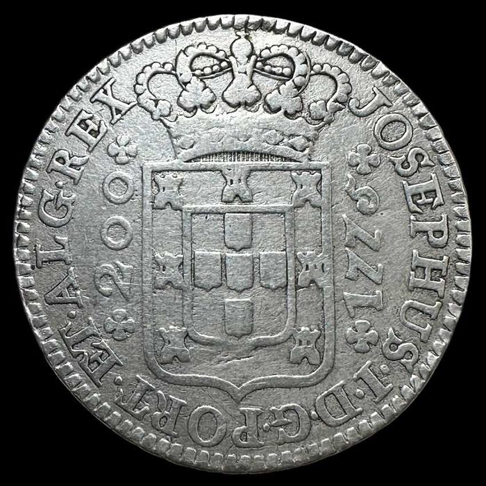 12 Vinténs (240 Reis) - 1775 - D. José I (Prata) Escassa