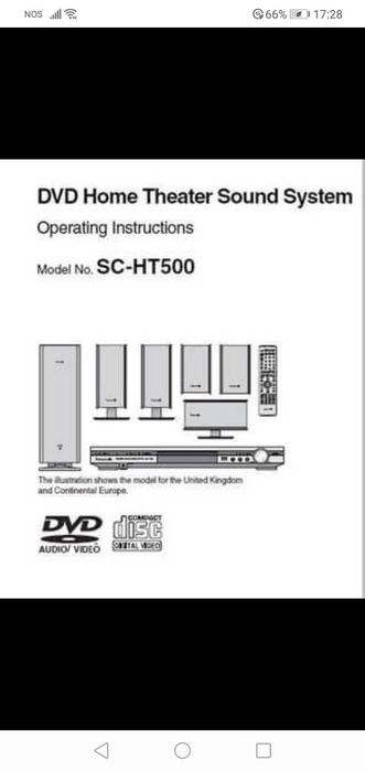TV Panasonic TX 32 PS 10 F + DVD HomeTheater Sound