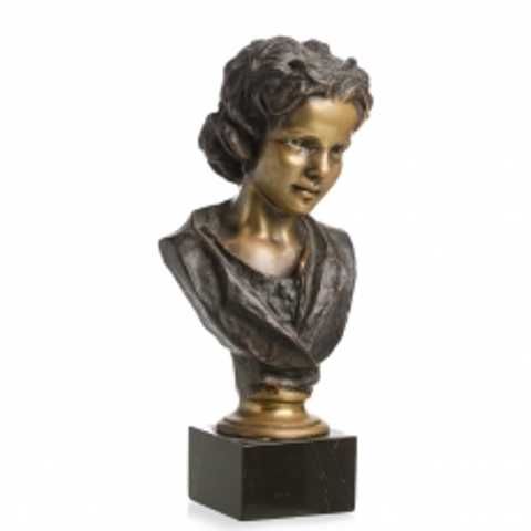Escultura Angústia - Teixeira Lopes