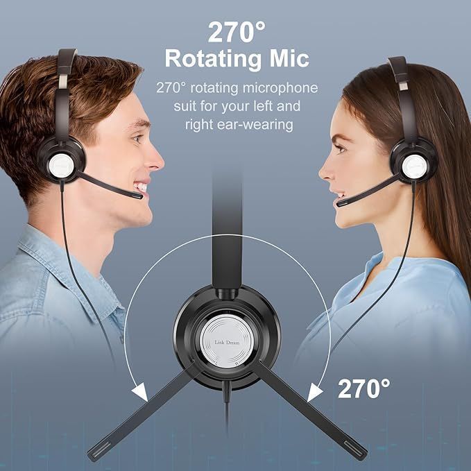 Zestawy Słuchawkowe Usb Z Mikrofonem Link Dream H365