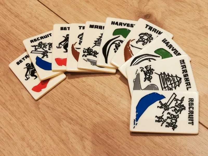 Dodatek do gry Rising Sun 10x Political Mandate from Kickstarter