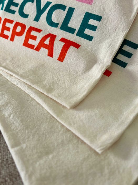 Tote bag Reuse Reduce Recycle