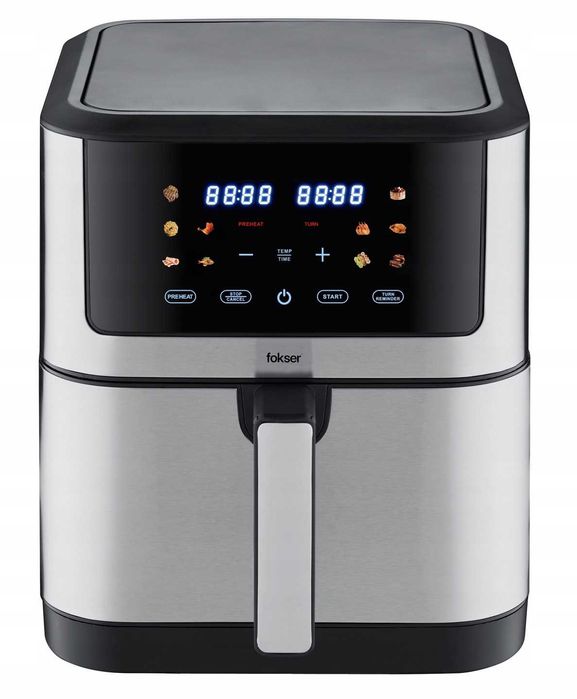 Beztłuszczowa Frytkownica VOKSAR K11 AirFryer XXL 8L 1800W +PRZEPISY