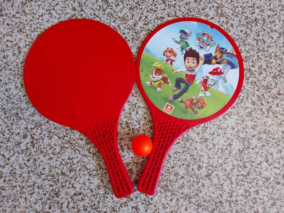 Raquetes praia - Patrulha Pata