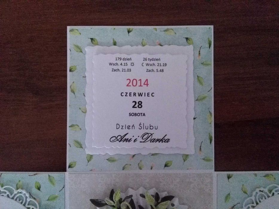 Kartka na jubileusz ślubu, exploding box, kartka eksplodująca