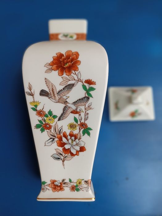 Talha Vista Alegre Bristol com tampa decoração Magnólia