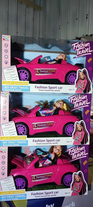 Кабриолет Барби автомобиль Barbie машина travel авто з Німеччини