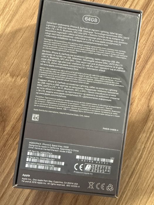 Iphone 8 64 GB Space gray komplet