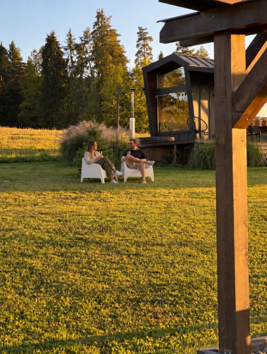 domek w górach SAUNA BALIA JACUZZI spa joga masaż rowery elektryczne ognisko