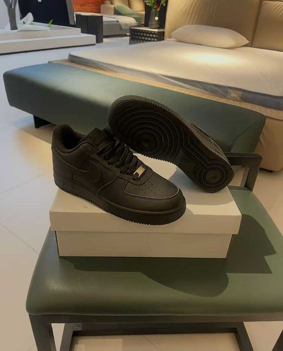 Buty meskie Nike_Air_Force_1_Low_'07_Black buty sportowe R.45