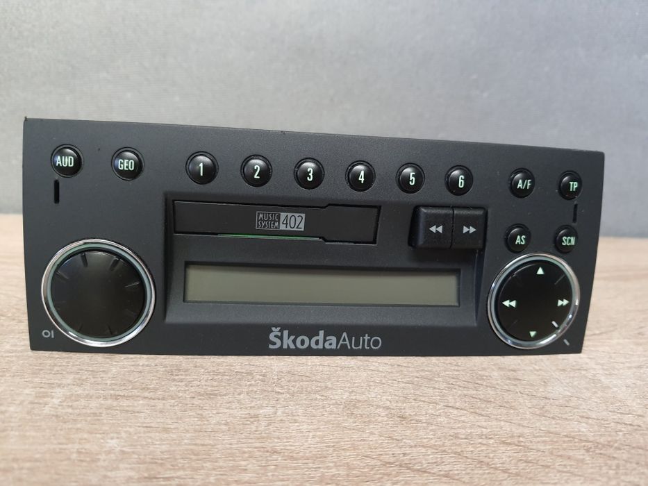 Radio samochodowe Skoda MS 402 / Fabia MK1 Zadbane. + kod Kaseta