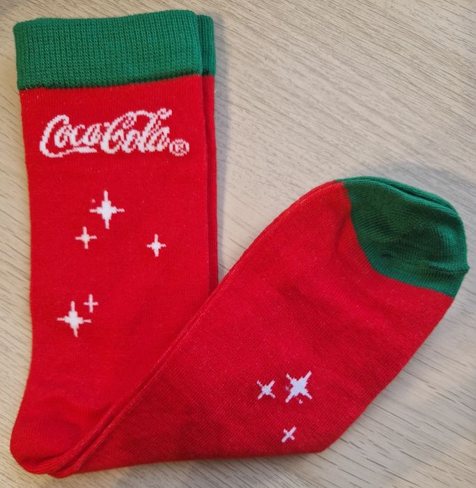 Coca-cola skarpetki czerwone