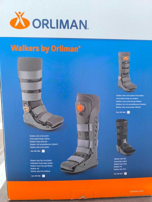 Продам сапог ортопедический ОРТЕЗ  Orliman Walker Alto предназначен для иммобилизации голеностопного сустава