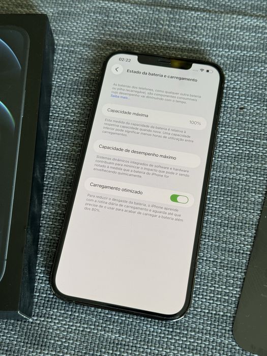 iPhone 12 Pro Max (Saúde da bateria 100%)