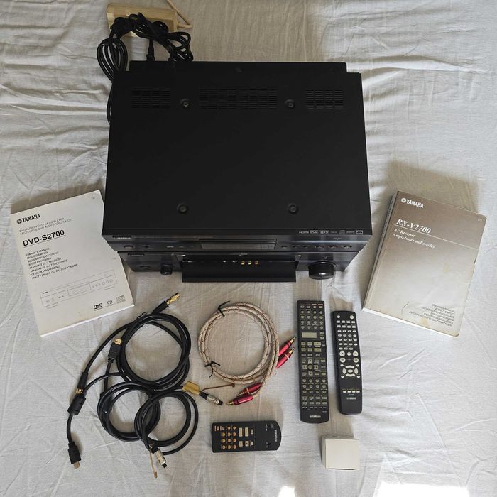 Amplituner Yamaha RX-V2700 Odtwarzacz CD SACD DVD-S2700 dodatki