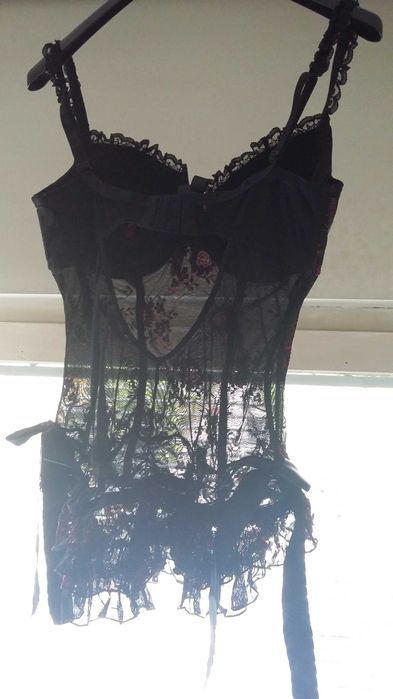 LA SENZA koronkowy gorset