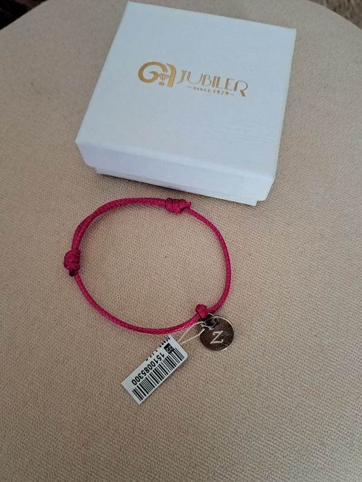 Bransoletka zawieszka celebrytka z literka Z