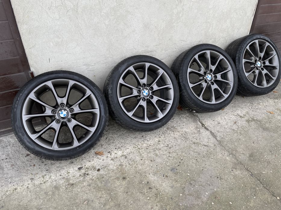 (96)Koła, Felgi 5x120 18” Oryginał BMW f30, Grafit