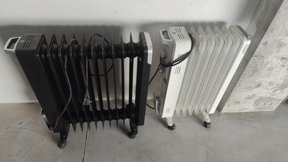 Aquecedores eléctricos como novos