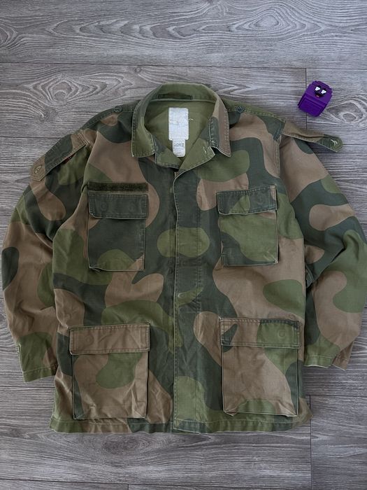 Kurtka Wojskowa 2000s  Norweskie NATO Vintage Utility Camo Military