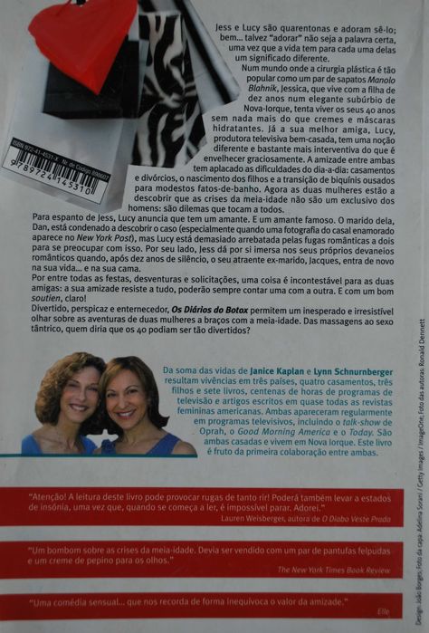 Os Diários do Botox de Janice Kaplan e Lynn Schnur