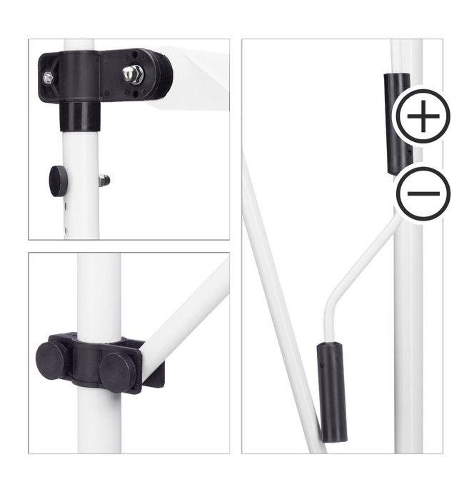 Markiza rozporowa,roleta, tarasowa,balkon biało-żółta, 200x120cm