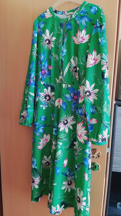 Kolorowa sukienka H&M 42