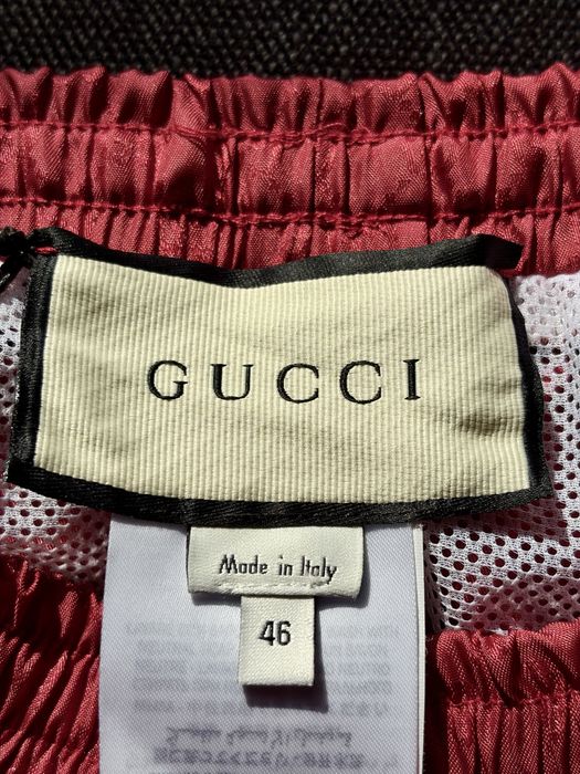 Szorty Gucci Boxer GG Monogram Nylon Bee Patch