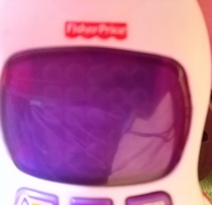 Fisher Price uczona słuchaweczka telefon zabawka interaktyw edukacyjna