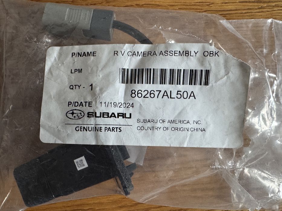 Kamera cofania Subaru 86267AL50A