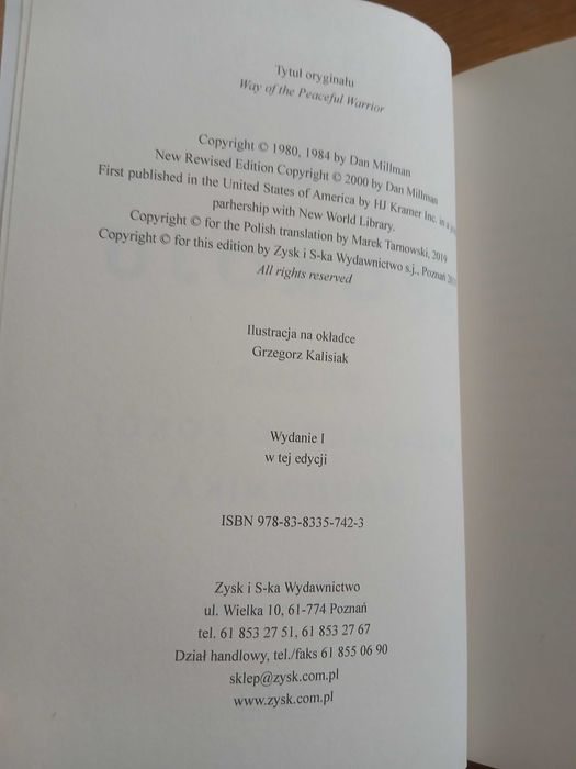 Dan Millman Siła spokoju