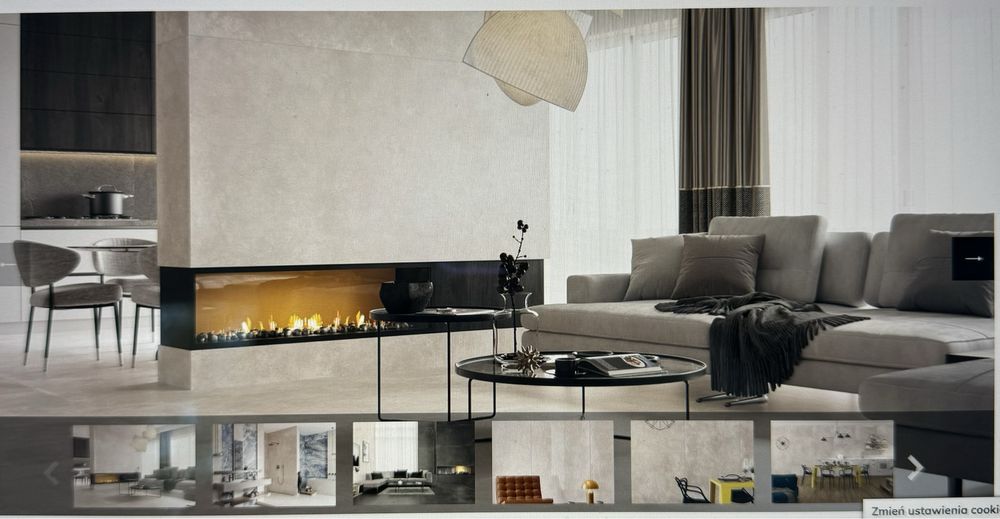 Modern Concrete Ivory Mat 120x280