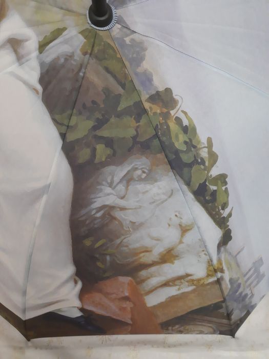 Cudny duży parasol deszcz słońce automatic obraz