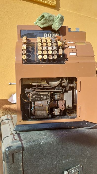 Máquina registradora antiga - Item de colecionador