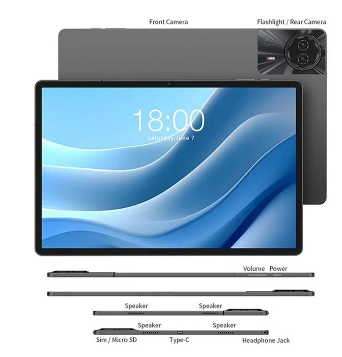 Планшет Teclast T50 MAX Глобальна вер. 11''  20\256 2 SIM NEW + ЧОХОЛ