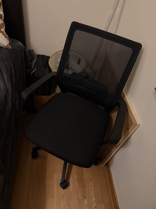 Secretaria Vidro Temperado 120Lx40Px60A com cadeira