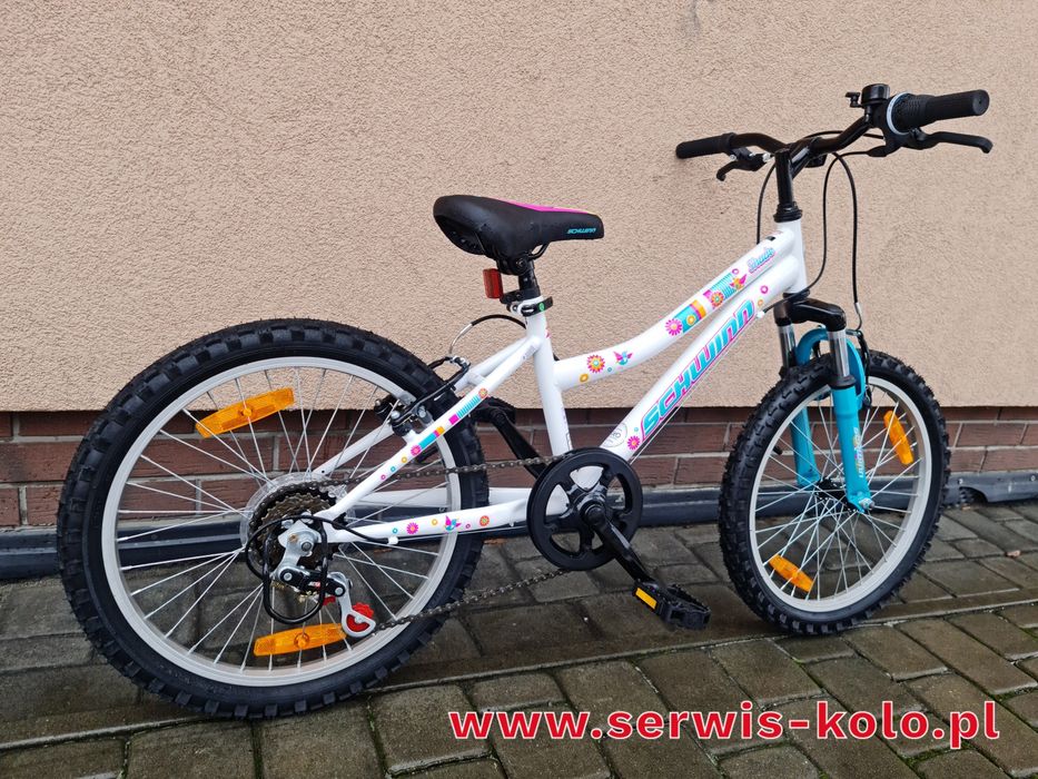 Rower dziecięcy dziewczęcy ACTIVE koła 20 SHIMANO okazja rabat