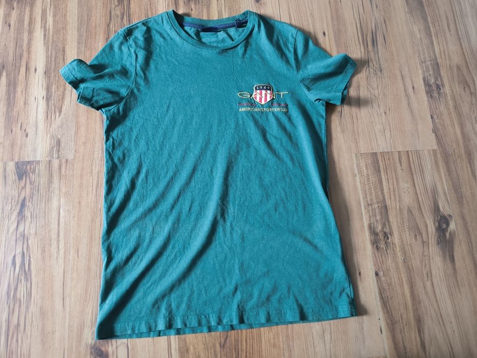 Gant t-shirt męski S zielony